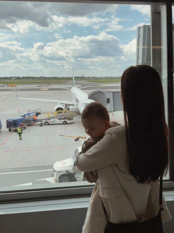 Pierwszy lot samolotem z niemowlakiem. Kierunek: Rzym