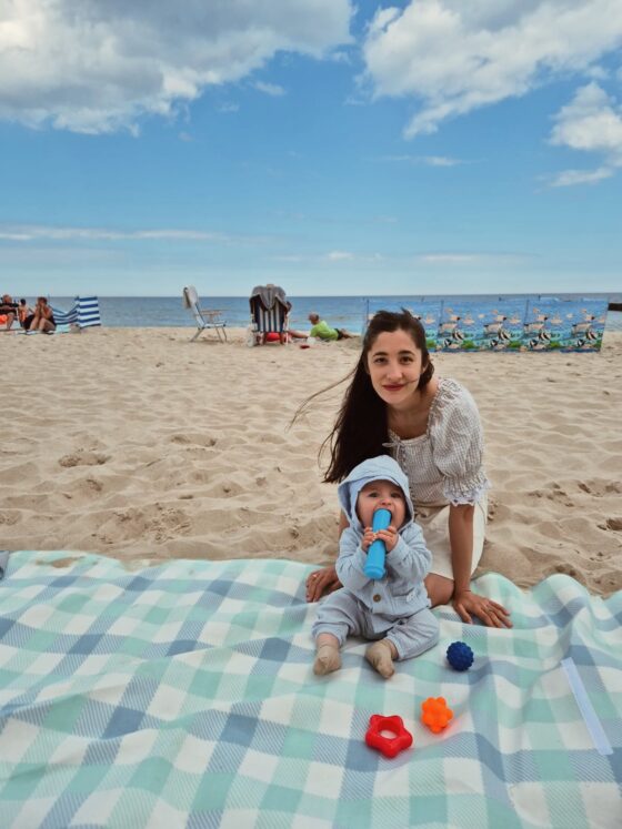 Nad morze z niemowlakiem