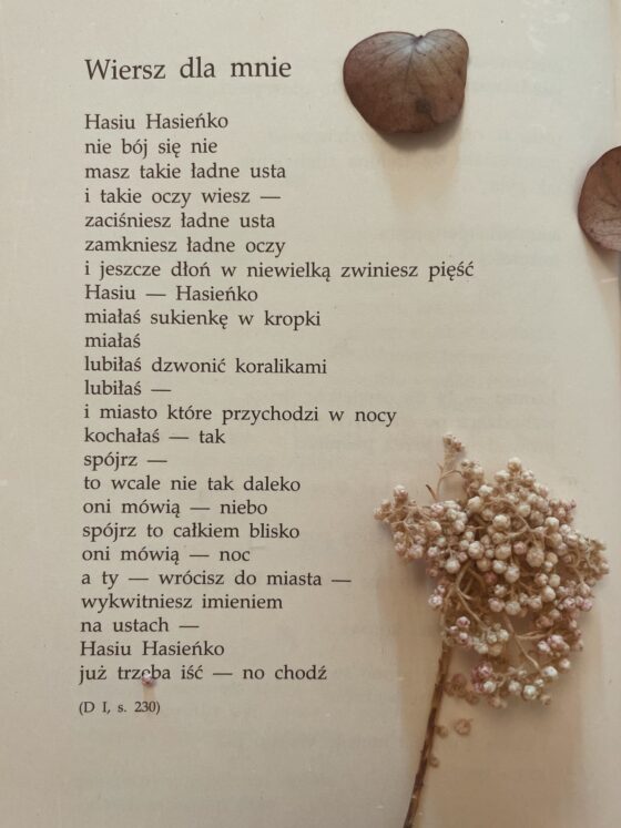 Halina Poświatowska — wiersze o śmierci